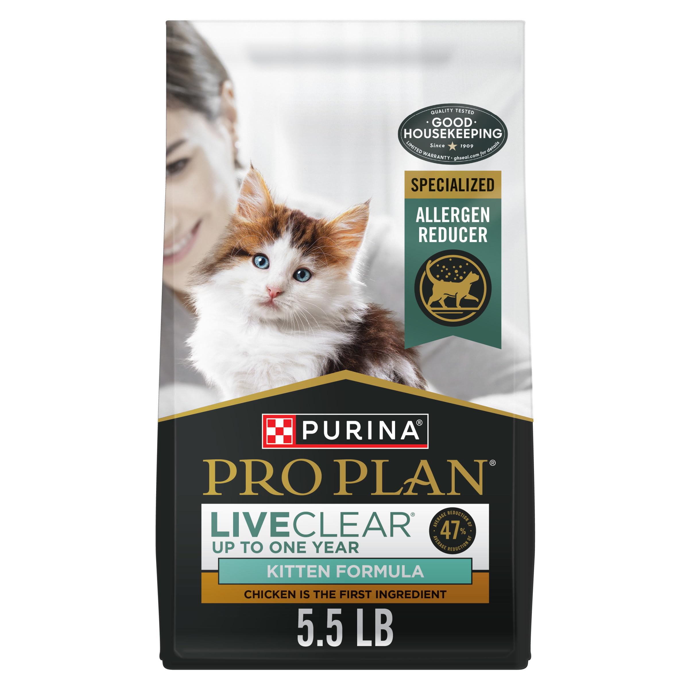 Amazon.com : Purina Pro Plan LiveClear Dry cat Food for Kittens